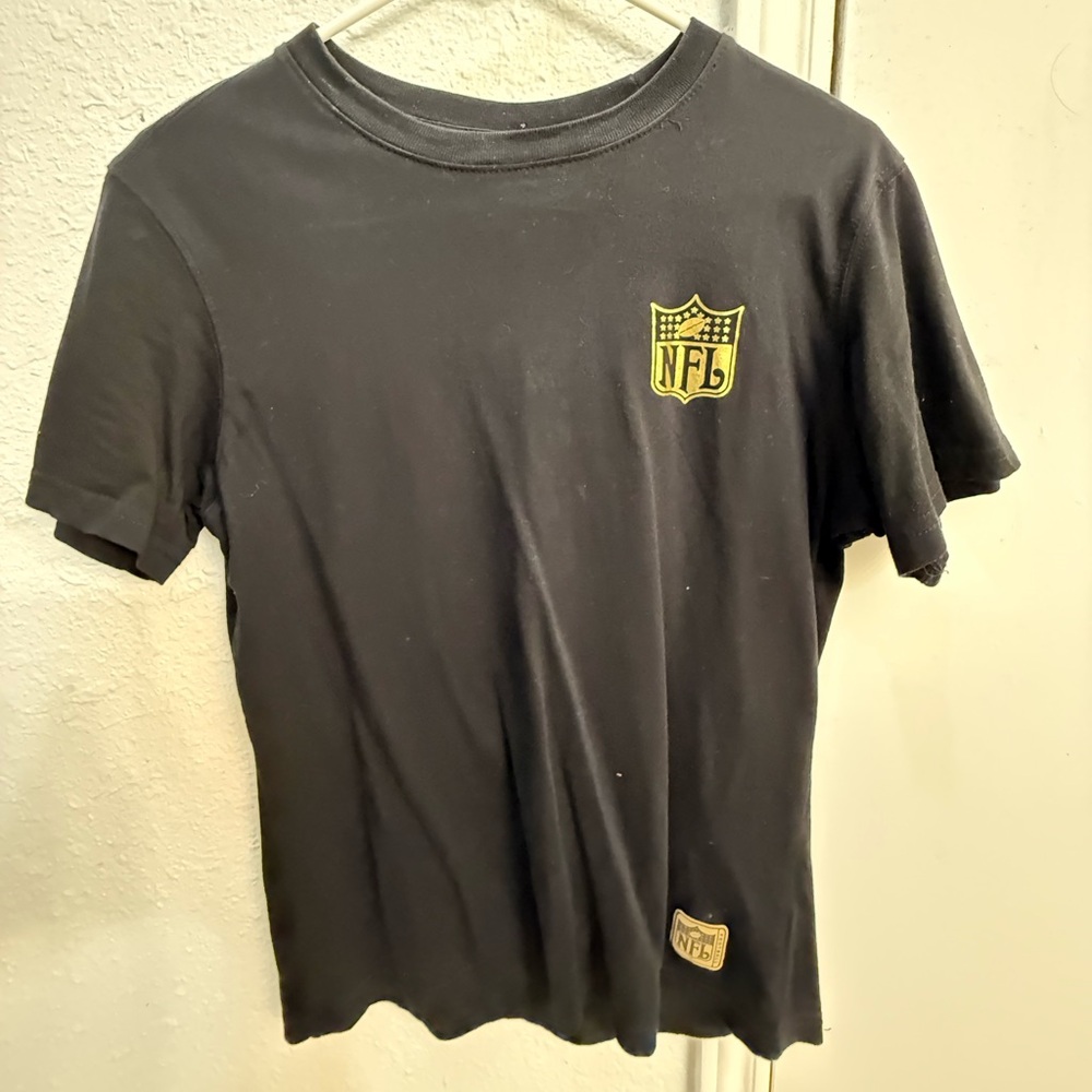 NFL Black Short Sleeve Crew Neck Tee